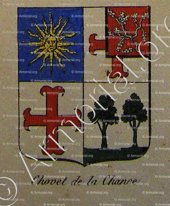 CHOVET DE LA CHANCE_Noblesse d'Empire._France