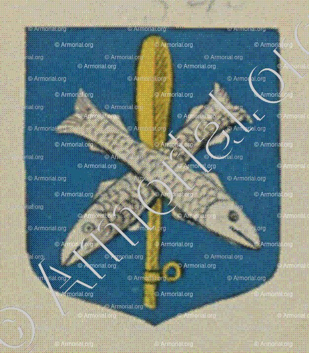 La Communauté des Pêcheurs du Bailliage de Benfeldt (Benfeld) (Alsace)_Blason enregistré sous le règne de Louis XIV_France 