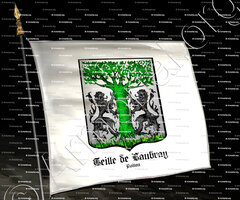 drapeau-TEILLE de LAUBRAY_Poitou_France (1