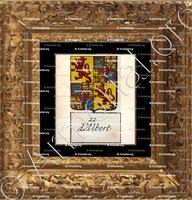 cadre-ancien-or-d'ALBERT_Famille noble du Royaume de France._France.