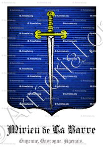 MIRIEU de LA BARRE
