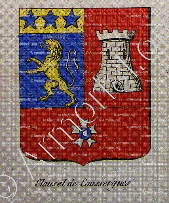 CLAUSEL DE COUSSERGUES_Noblesse d'Empire._France