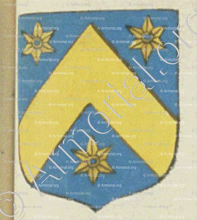 de RIVILLE (La Rochelle)_Blason enregistré sous le règne de Louis XIV._France