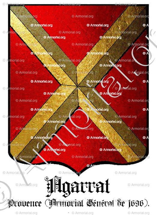 AGARRAT_Provence, Armorial Général de 1696._France (i)