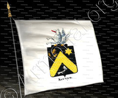 drapeau-KERVYN_Armorial royal des Pays-Bas_Europe