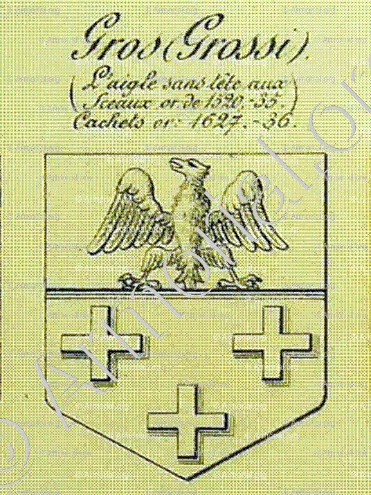GROS anciennement GROSSI_Comté de Genève._Duché de Savoie.