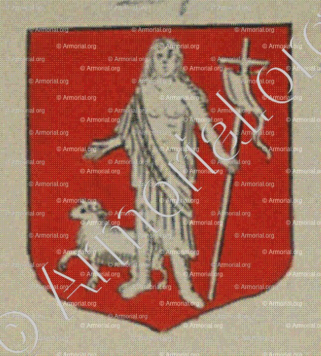 La Communauté des Religieuses de l'Abbaye de St Jean des Choux (Saint-Jean-Saverne) (Alsace)_Blason enregistré sous le règne de Louis XIV_France 