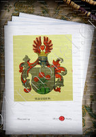 velin-d-Arches-HAUSER_Wappenbuch der Stadt Basel . B.Meyer Knaus 1880_Schweiz