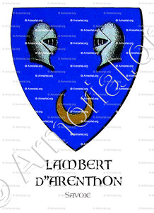 LAMBERT d'ARENTHON