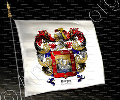 drapeau-BURGOS_Reyas, Perú, 1539._America..