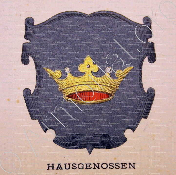 HAUSGENOSSEN_Wappenbuch der Stadt Basel . B.Meyer Knaus 1880_Schweiz