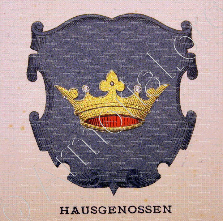 HAUSGENOSSEN_Wappenbuch der Stadt Basel . B.Meyer Knaus 1880_Schweiz