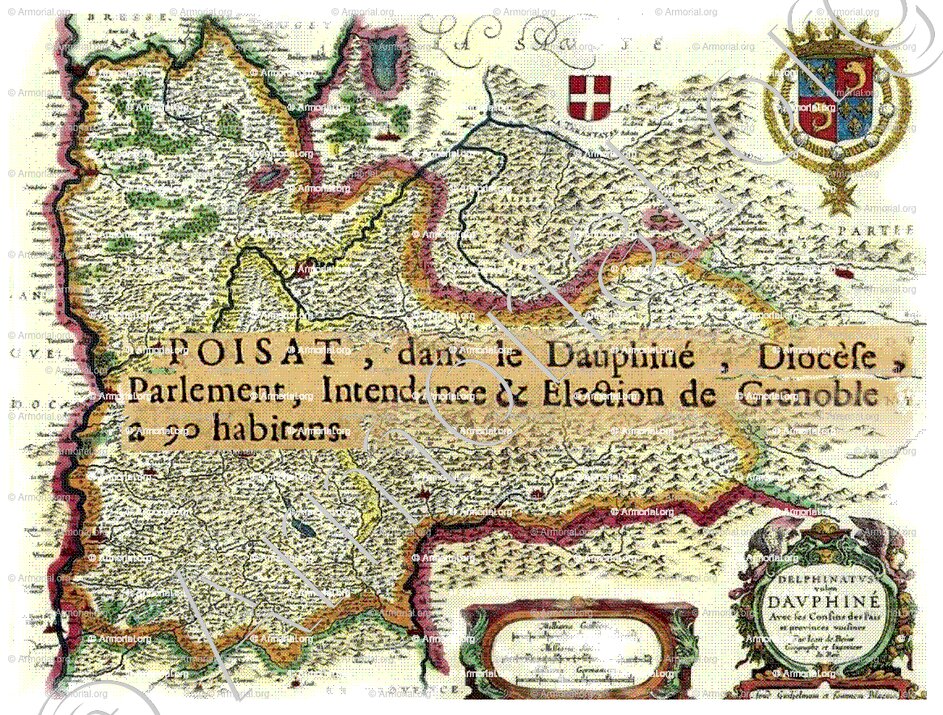 POISAT_Dauphiné, Poisat en 1726._France ()