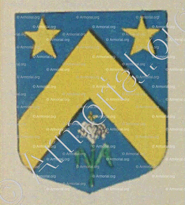 GREGORIUS (Alsace)_Blason enregistré sous le règne de Louis XIV_France 