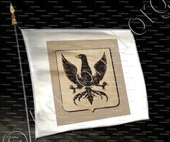 drapeau-AUBAUD_Armorial de Bretagne ... par A. P. Guerin de La Grasserie, 1845-1848._France