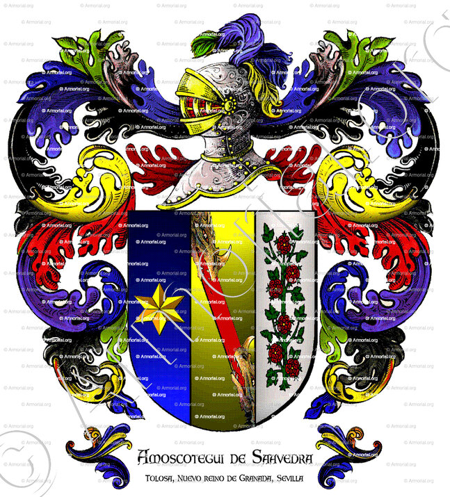 AMUSCOTEGUI  de SAAVEDRA_Nuevo Reino de Granada, Sevilla_España (ii)