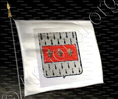 drapeau-ACIGNÉ_Armorial de Bretagne ... par A. P. Guerin de La Grasserie, 1845-1848._France