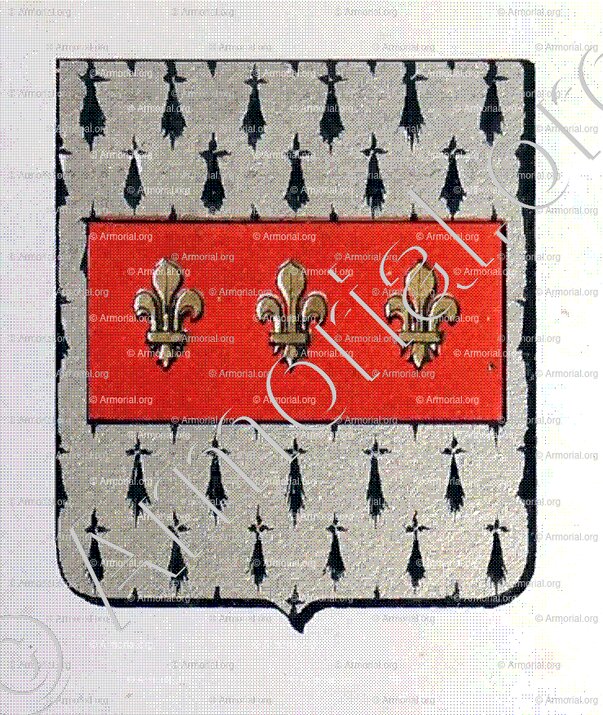 ACIGNÉ_Armorial de Bretagne ... par A. P. Guerin de La Grasserie, 1845-1848._France