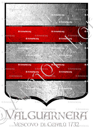 VALGUARNERA_Sicilia. Vescovo di Cefalù 1732. Sicilia._Italia (i