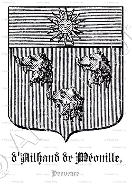 d'AILHAUD de MEOUILLE_Provence_France