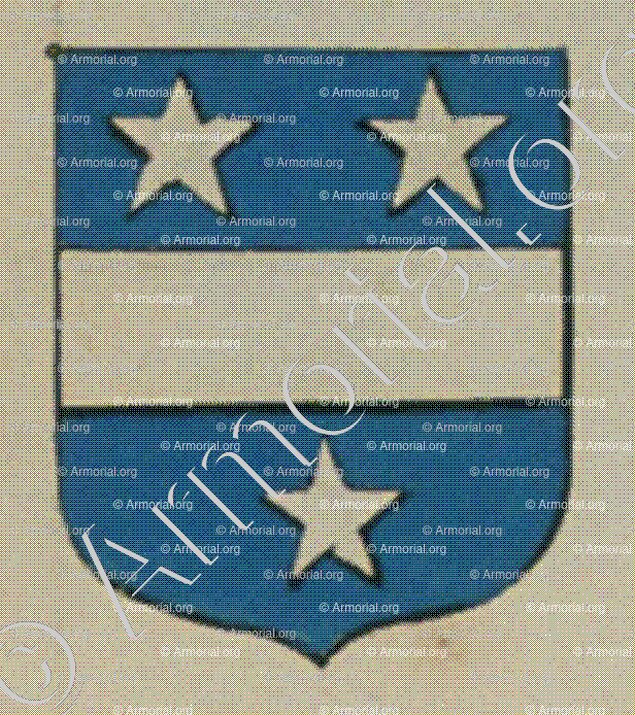 GRESLE (Alsace)_Blason enregistré sous le règne de Louis XIV_France 