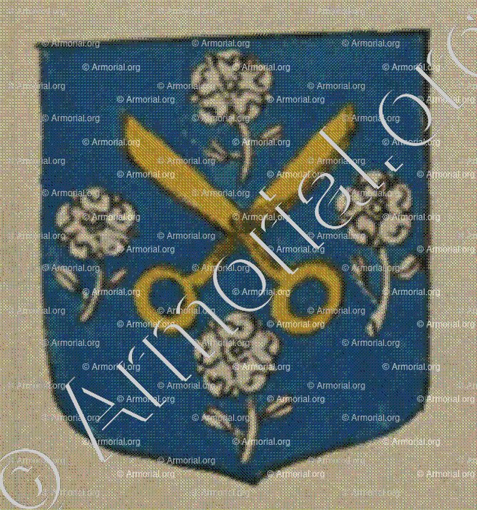 La Communauté des Tailleurs de Molzheim (Alsace)_Blason enregistré sous le règne de Louis XIV_France 