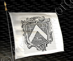 drapeau-MICHEL (Nicolas)_anobli par le duc Charles de Lorraine en 1572. Duché de Lorraine (France) (3)
