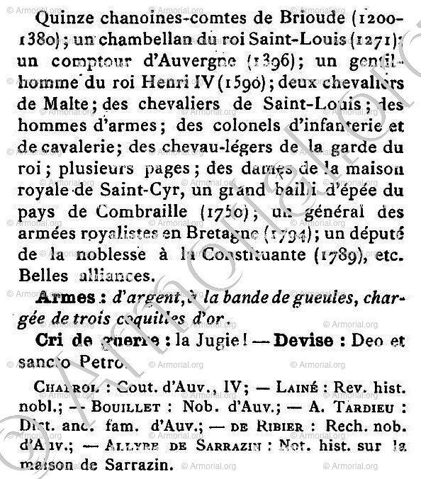 De SARRAZIN