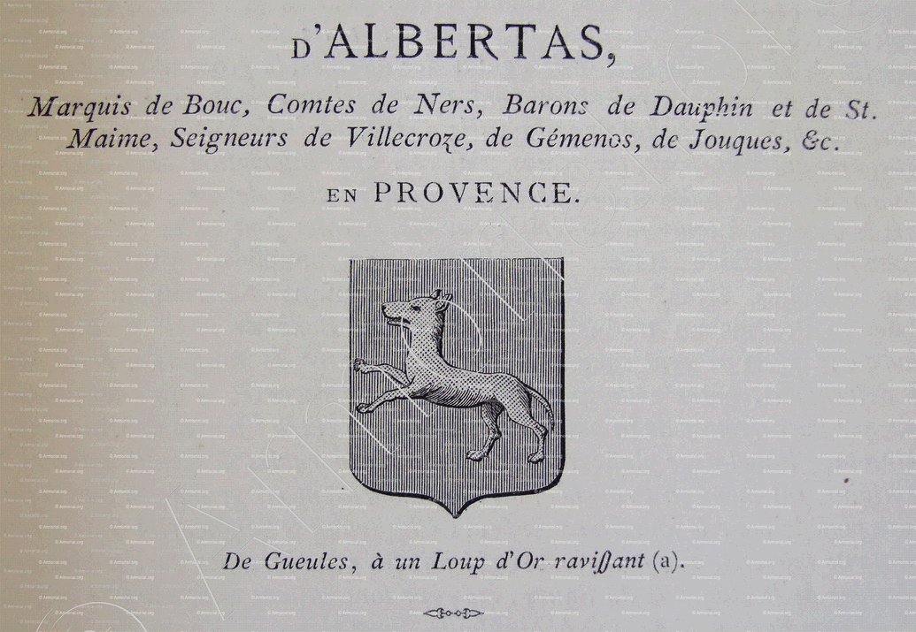 ALBERTAS _d'Albertas, Provence_France