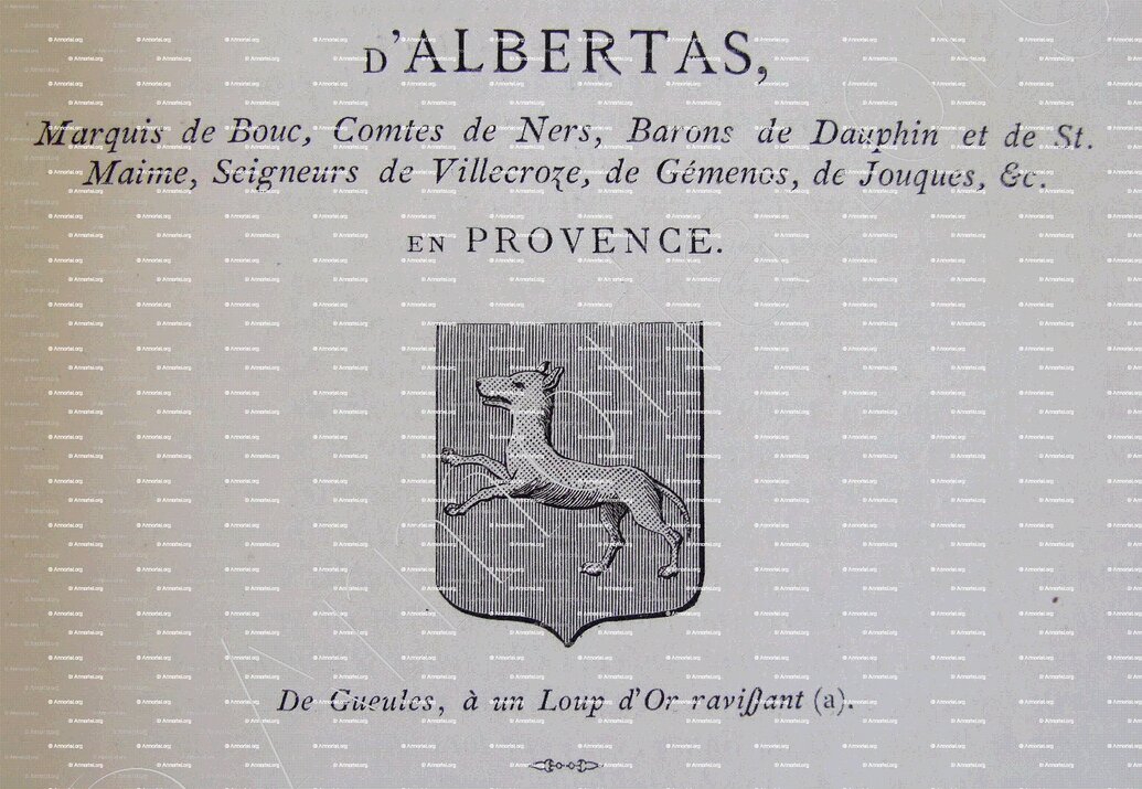 ALBERTAS _d'Albertas, Provence_France