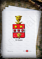 velin-d-Arches-LE CAMUS_Courtrai. Blason de 1825._Belgique