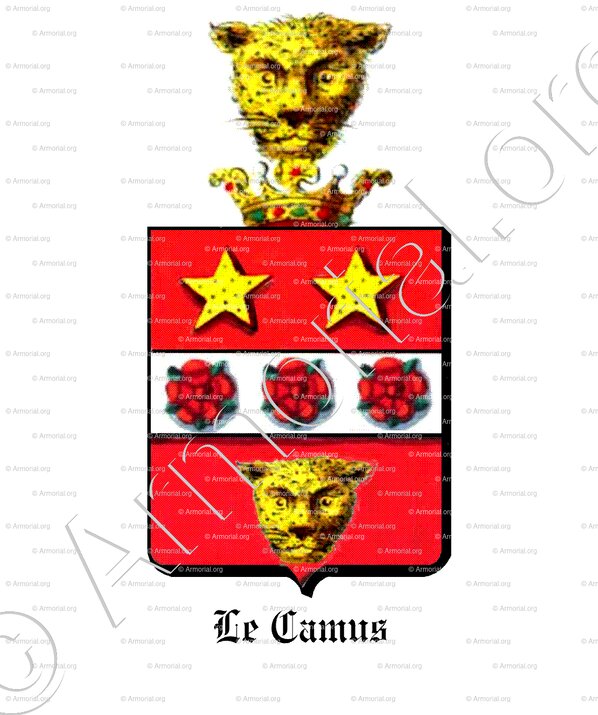 LE CAMUS_Courtrai. Blason de 1825._Belgique