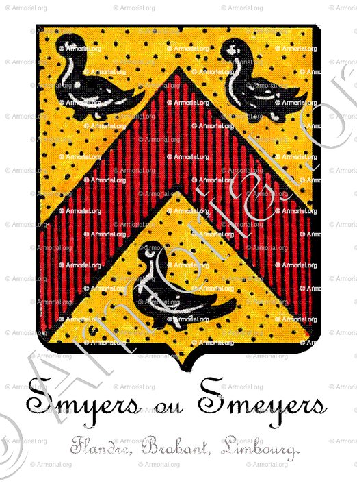 SMYERS ou SMEYERS_Flandre, Brabant, Limbourg._Belgique. (3)