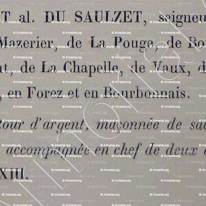 de SAULZET_Armorial du Bourbonnais (Cte G. de Soultrait, 1857)_France (ii)