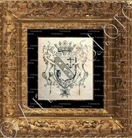 cadre-ancien-or-D'AIRE_Marquis de Mailhol, Anoblie 1709._France (1)