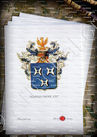velin-d-Arches-de SEJOUMET de RAMEIGNIES_Familie veredeld in 1816 door koning Willem I van Nederland _Nederland .