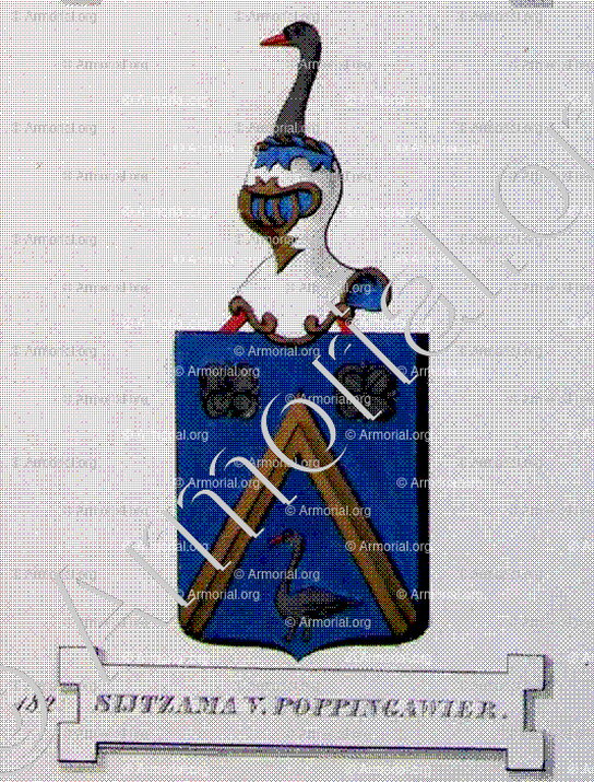 SIJTZAMA van POPPINGAWIER_Friesland (Stamboek van den Frieschen, 1846)_Nederland