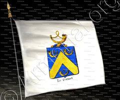 drapeau-LE CORNET_Armorial royal des Pays-Bas_Europe