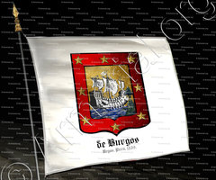 drapeau-de BURGOS_Reyas, Perú, 1539._America