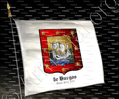 drapeau-de BURGOS_Reyas, Perú, 1539._America