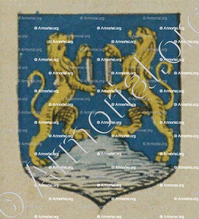 La Communauté des Tanneurs de la ville d'Aunviller (Alsace)_Blason enregistré sous le règne de Louis XIV_France 