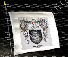 drapeau-VERSE_Poligny (Armorial Daniel Sandoz, 1996)._France (i)