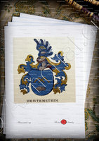 velin-d-Arches-HERTENSTEIN_Wappenbuch der Stadt Basel . B.Meyer Knaus 1880_Schweiz