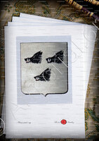 velin-d-Arches-ALLENO_Armorial de Bretagne ... par A. P. Guerin de La Grasserie, 1845-1848._France