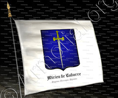 drapeau-MIRIEU de LABARRE_Guyenne Gascogne, Agenais,_France (2)