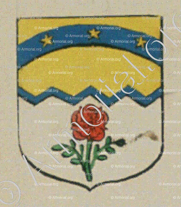 BONVARLET (Alsace)_Blason enregistré sous le règne de Louis XIV_France 