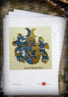 velin-d-Arches-HERWAGEN_Wappenbuch der Stadt Basel . B.Meyer Knaus 1880_Schweiz