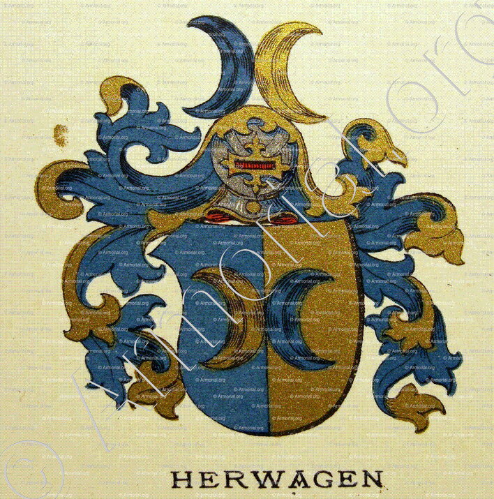 HERWAGEN_Wappenbuch der Stadt Basel . B.Meyer Knaus 1880_Schweiz