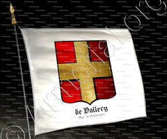 drapeau-de VALLERY_Seigneur de Vendeuvre._France