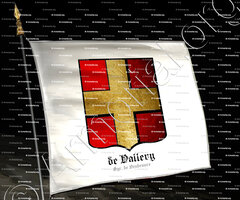drapeau-de VALLERY_Seigneur de Vendeuvre._France
